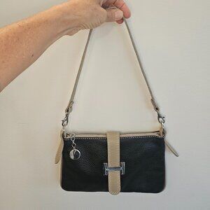 Vera Pelle genuine leather purse Italy pebbled soft mini bag